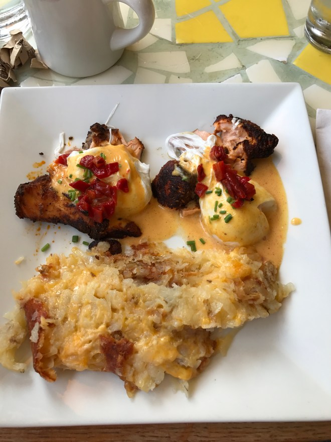 Cajan Salmon Benedict