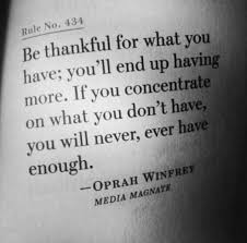 Thankful for What You&nbsp;Have