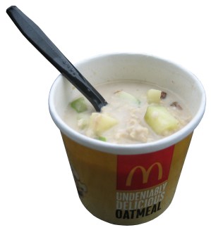 McDonald's Fruit &amp; Maple Oatmeal